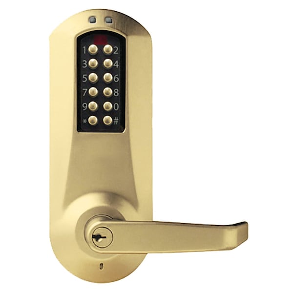 E-Plex 5000 Cylindrical Lock, Winston Lever, 100 Access Codes, 3,000 Audit Events, KIL, Schlage C Ke